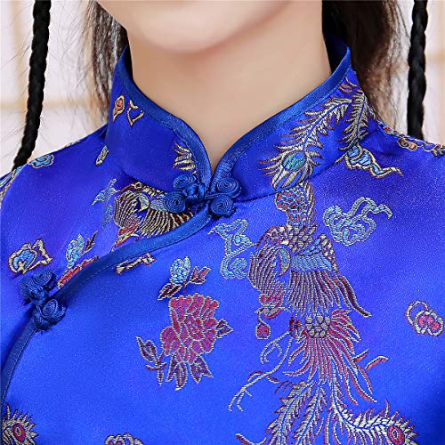 Shanghai Story Girls Chinese Dragon Phoenix Qipao Cheongsam Dress3