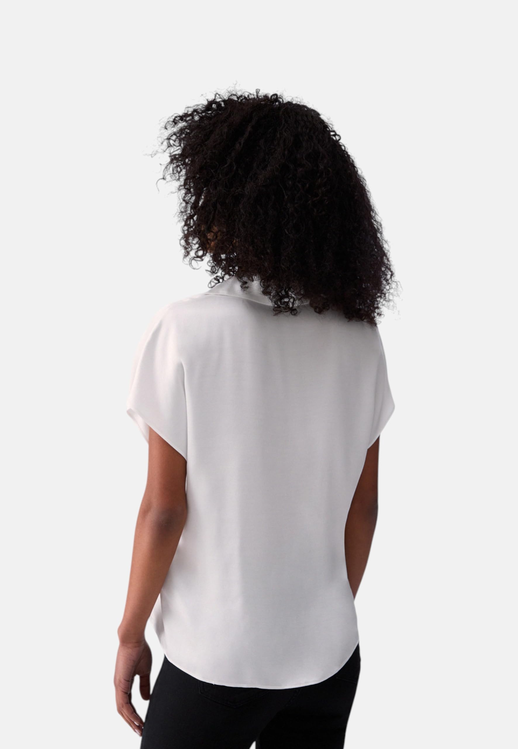 Liu Jo Donna Blusa Manica Corta Viscosa CA6288T2571