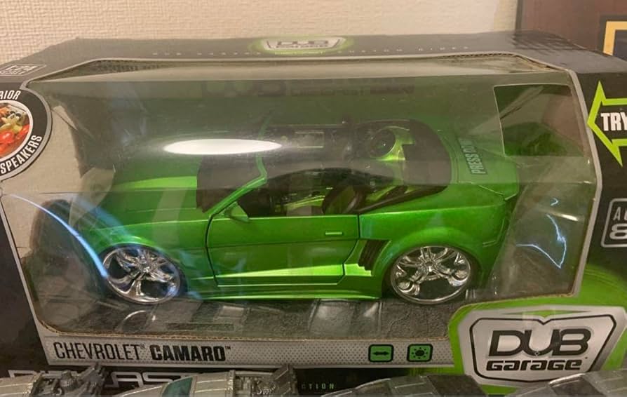 希少レア DUBガレージ 1/24 シボレーカマロ ミニカー Amazon.co.jp: レア DUBガレージ 124 シボレーカマロ ミニカー