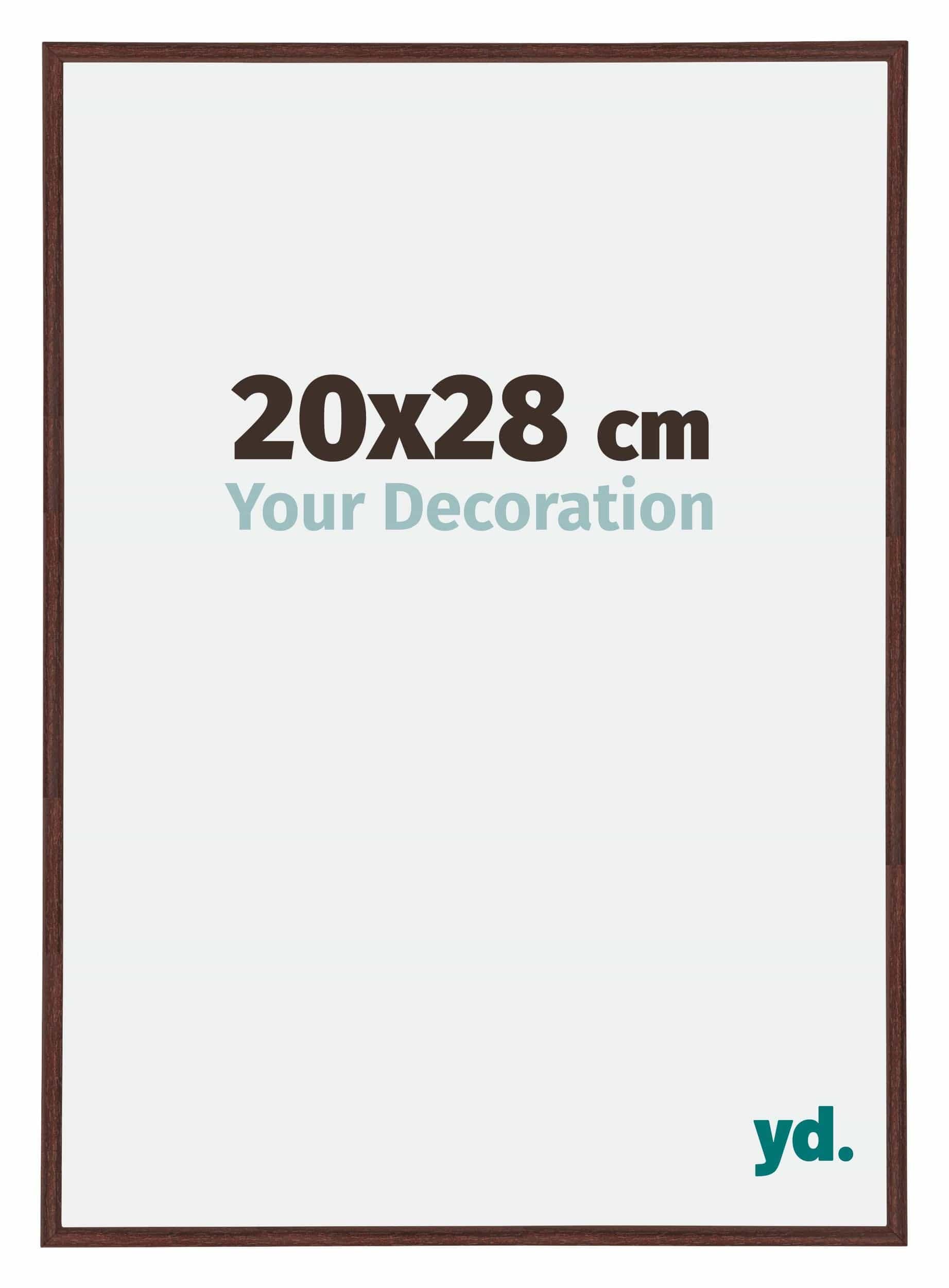 Your Decoration - Picture Frame 20,00x28,00 cm - Brown - UV Resistant Glass Plate - Anti-Reflective -Annecy โ image 1