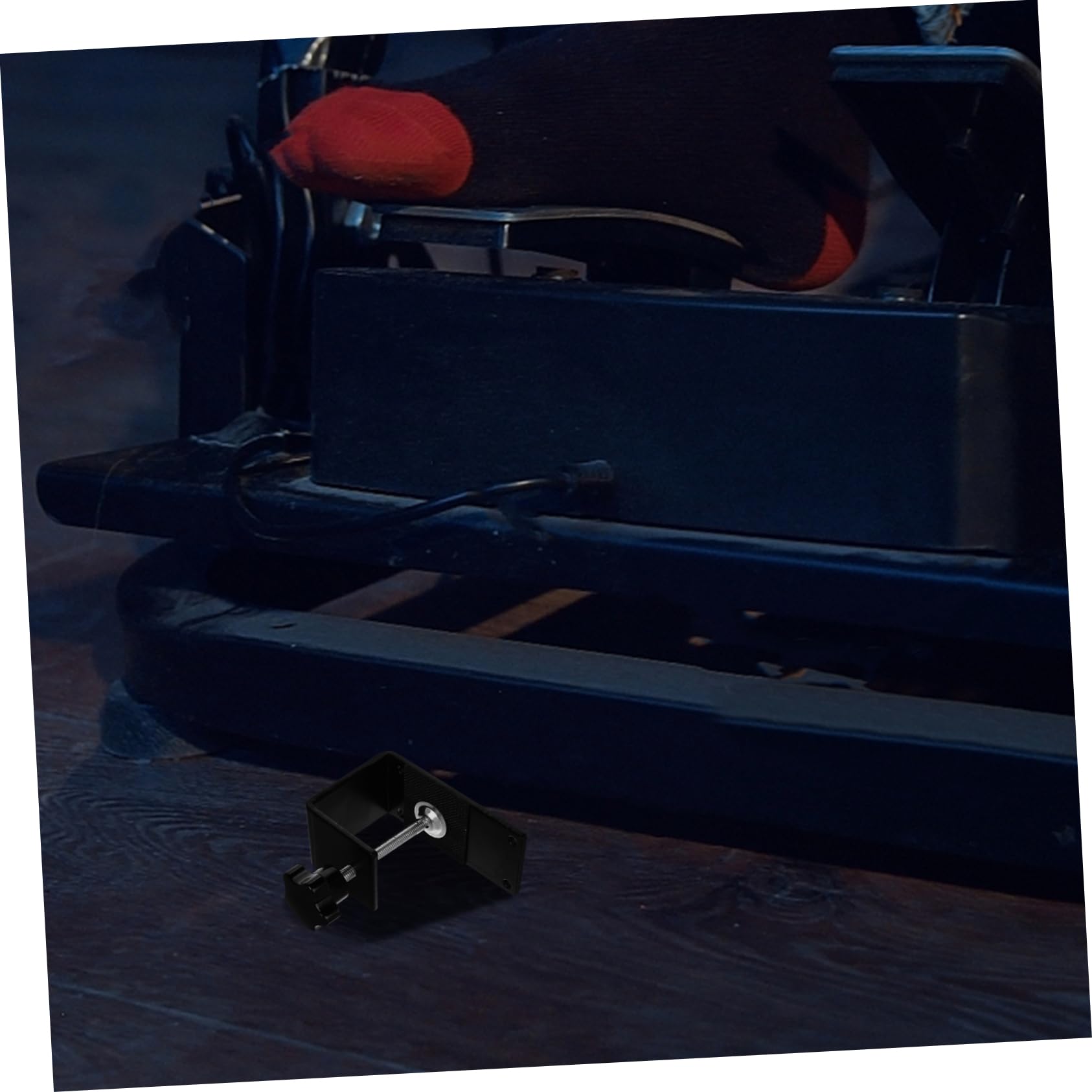 Schalthebelständer aus Eisen Schwarz mit Tragbarem Design und USB Linear Simulation Verstellbare Halterungsaustausch für Rennspiel Handbremse Kompatibel mit PC und Ps Gaming