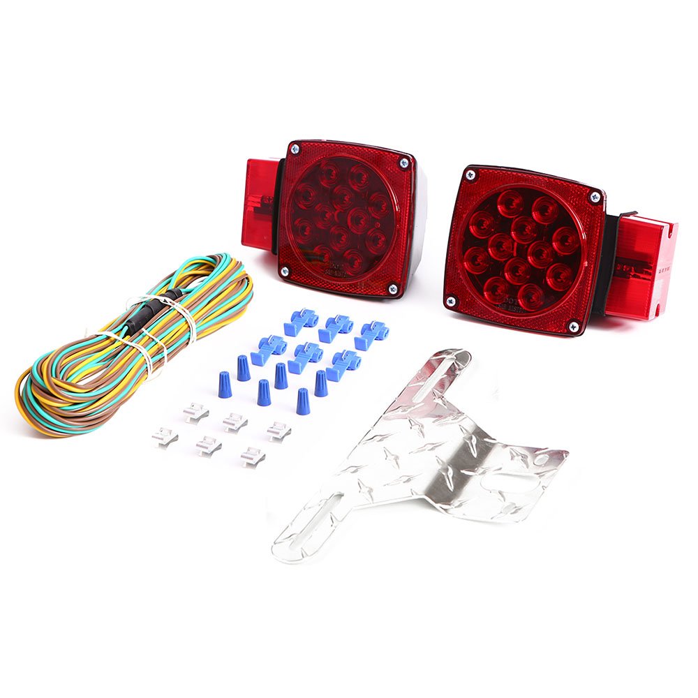 Buy CZC AUTO 12V LED Submersible Trailer Tail Light Kit Stop Tail Turn