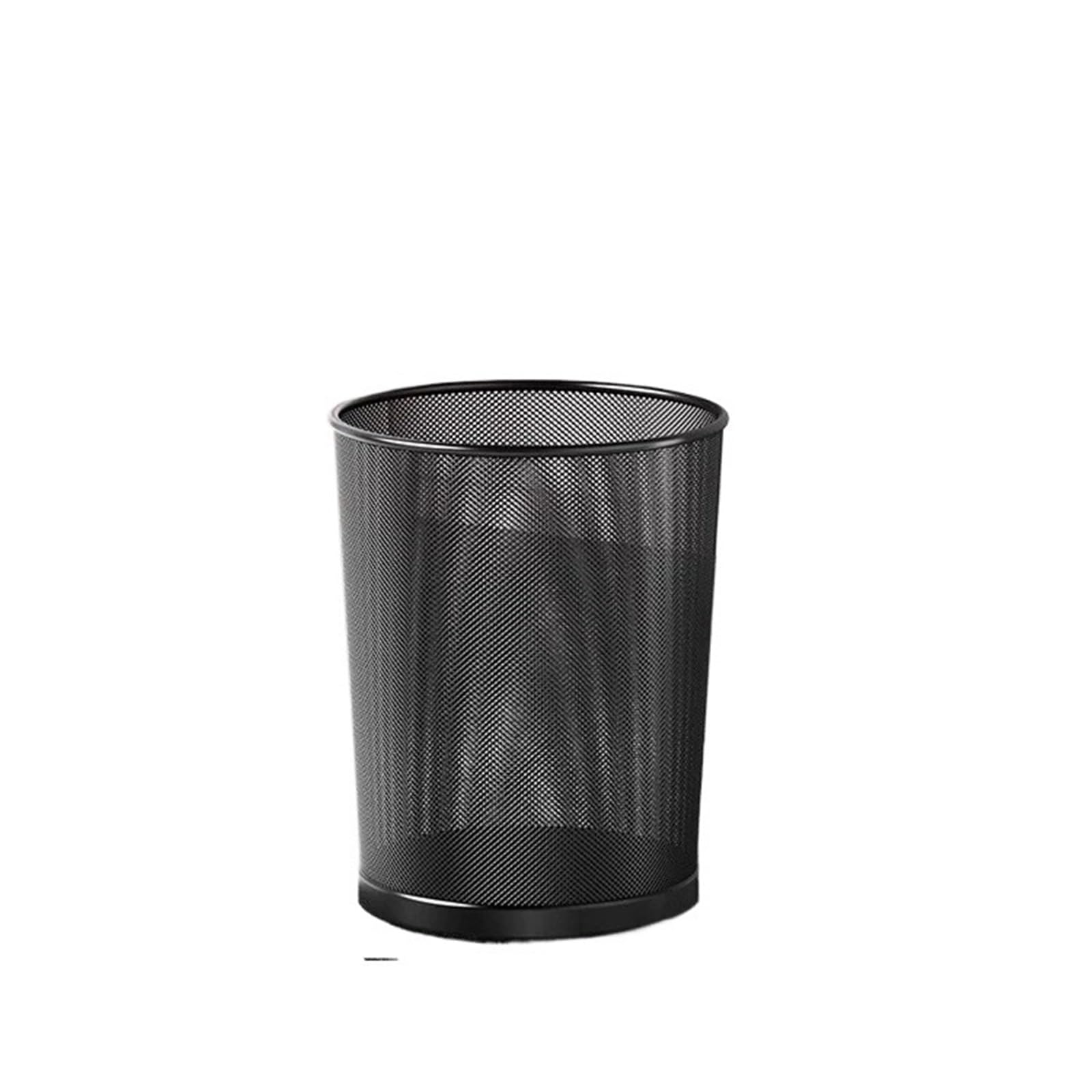 ZYYANSHOP Trash Cans Wire Mesh Home Office Living Room Bedroom Bathroom Kitchen Uncovered Trash Can Wastebasket Garbage(Small)