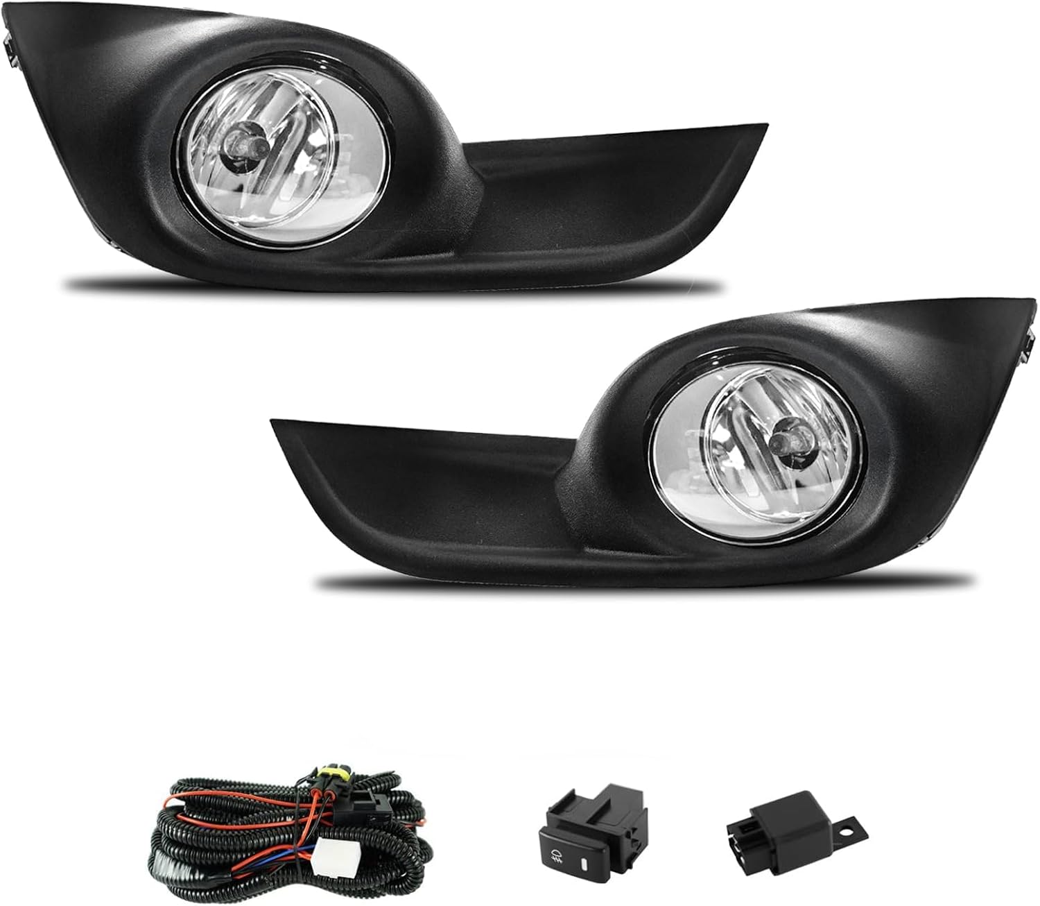 Fog Lights Assembly Replacement For 2013 2014 2015 Altima Fog Light Replacement with 12V 55W H11 Bulbs Wiring Harness and Switch