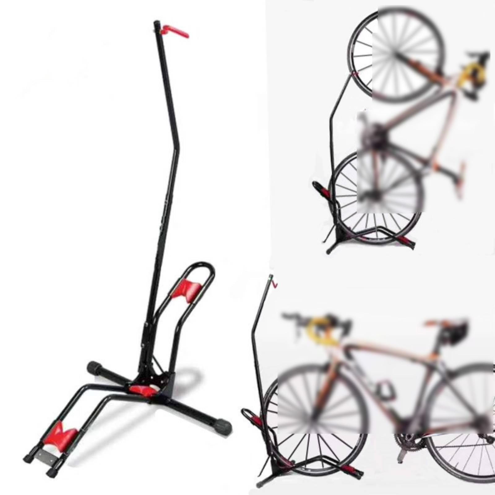 Amagogo Stabiler Fahrradabstellständer mit Breiter Basis Und Weichen Kontaktpunkten für Rahmen Und Räder für Fahrradläden Und Privathaushalte