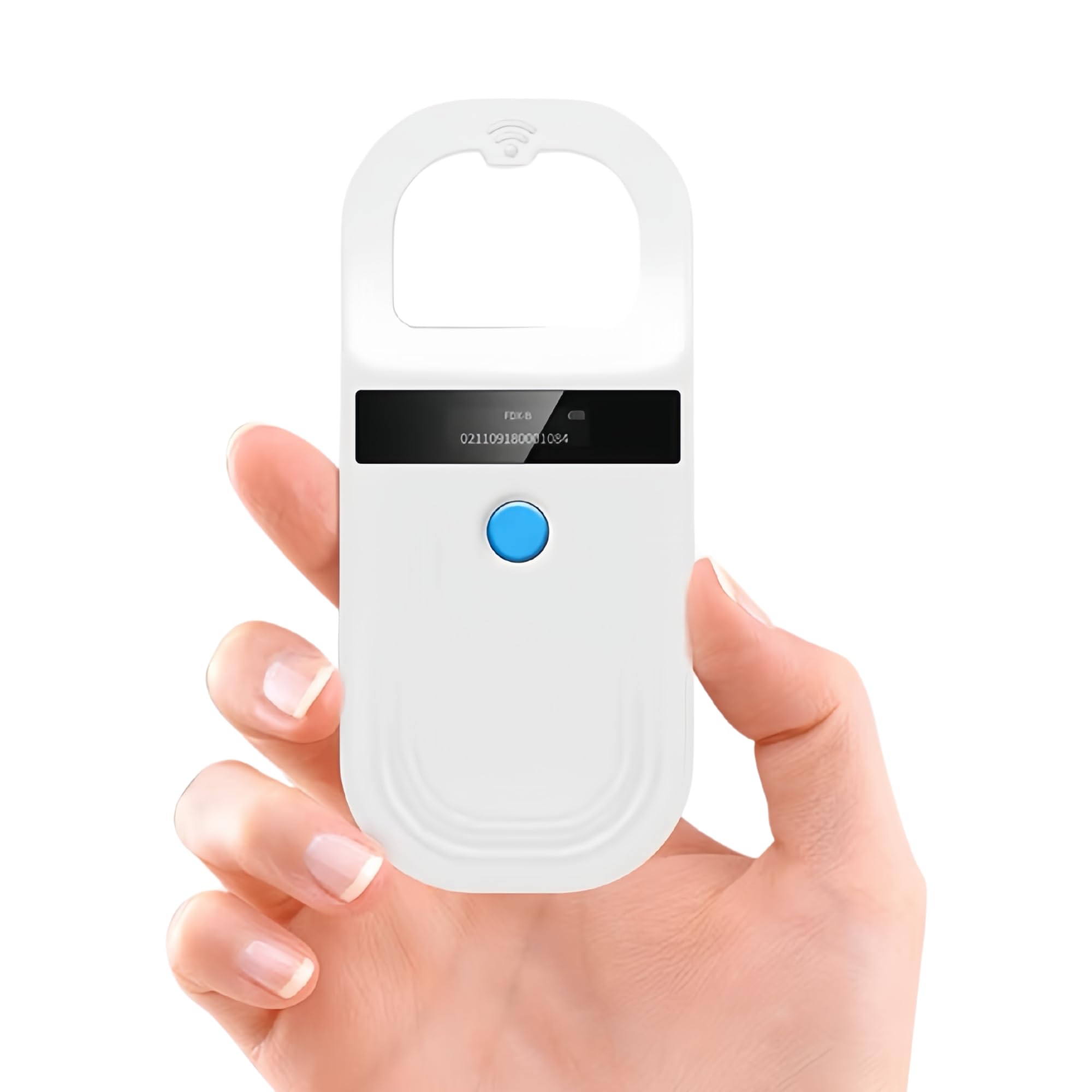 Bewinner Pet Microchip Scanner, Portable Animal Chip ID Scanner, 134.2KHz 128 Records Data Storage, ISO11784/85/FDX B/ID64 Microchip Reader, Dog/Pig Animal Management