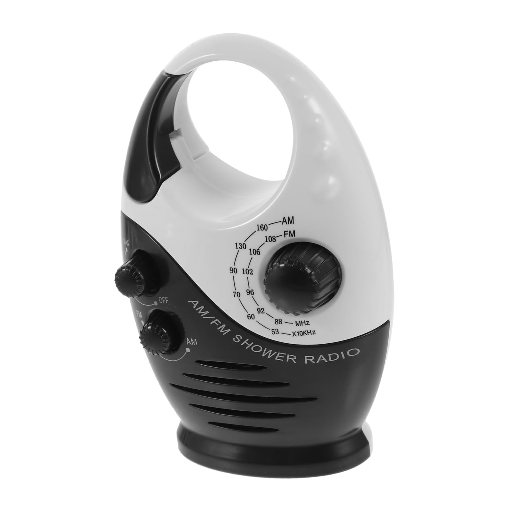 BRIGHTFUFU Shower Radio Portable Bathroom Speaker with Stylish Design for Music The Shower Home Decor and Everyday Use