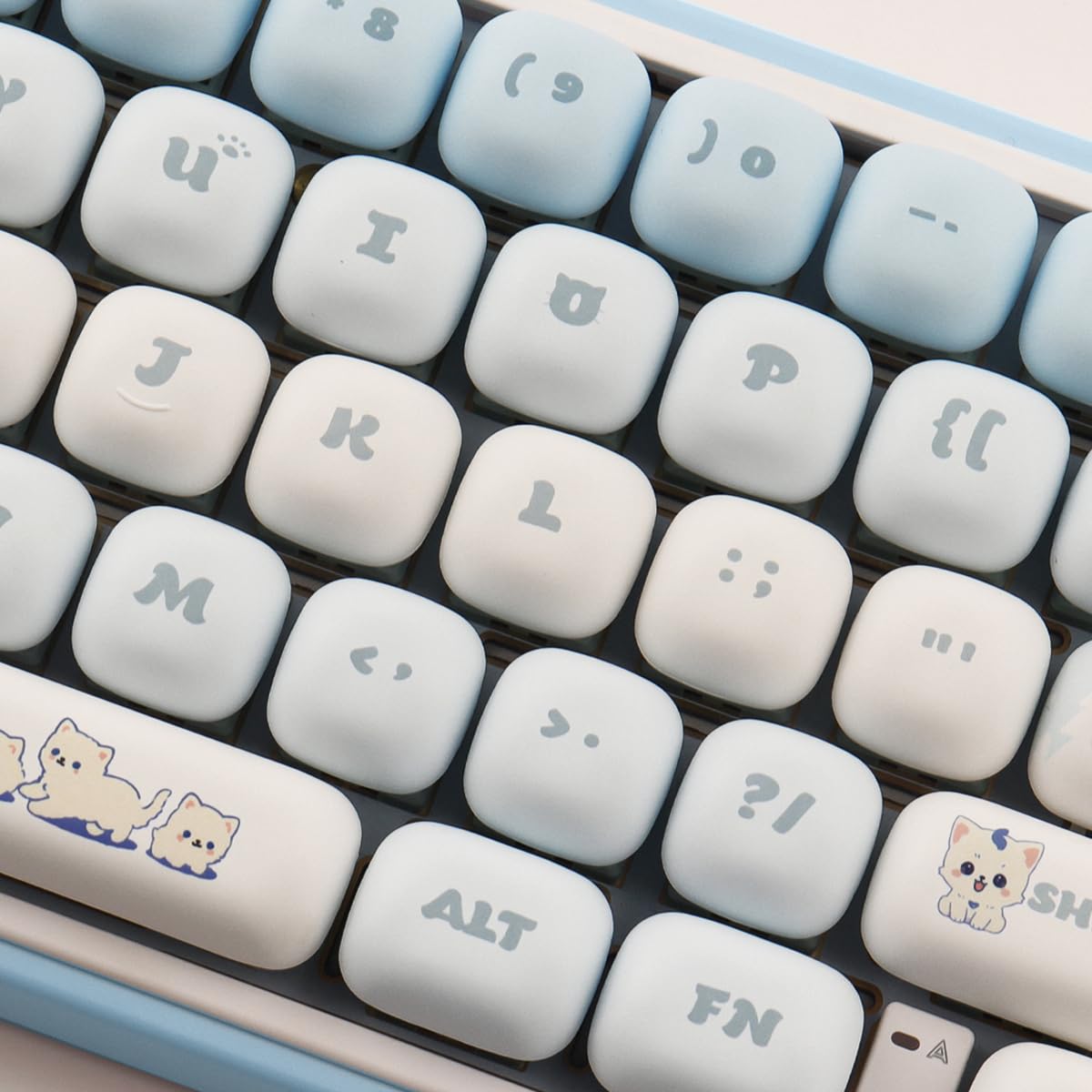 143 tasti minimalisti a basso profilo PBT Coprasti personalizzati con