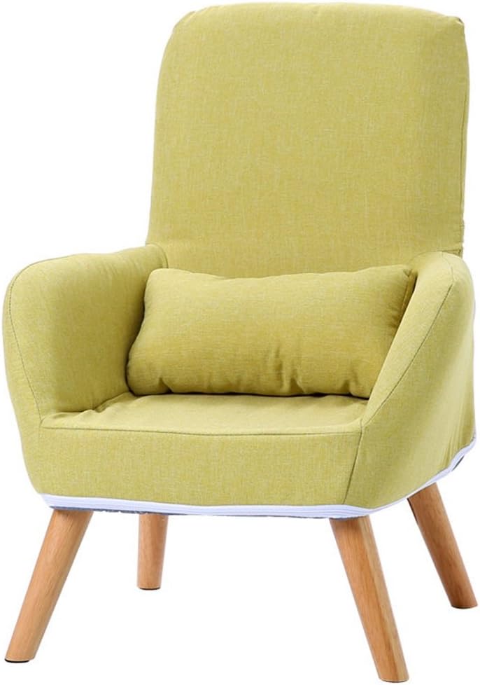 Amazon｜ソファカウチ シングルソファ授乳椅子の椅子背もたれの椅子給餌スツールベッドルーム (色 Fruit green, サイズ