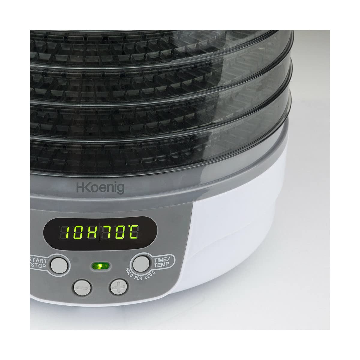 H. Koenig DSY700 Voedseldroger 5 Lades Timer H. Koenig DSY700 Voedseldroger 5 Lades Timer