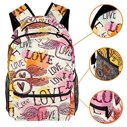 Sac à dos décontracté Loptop multicolore imprimé féerique pour adulte et ado - 3