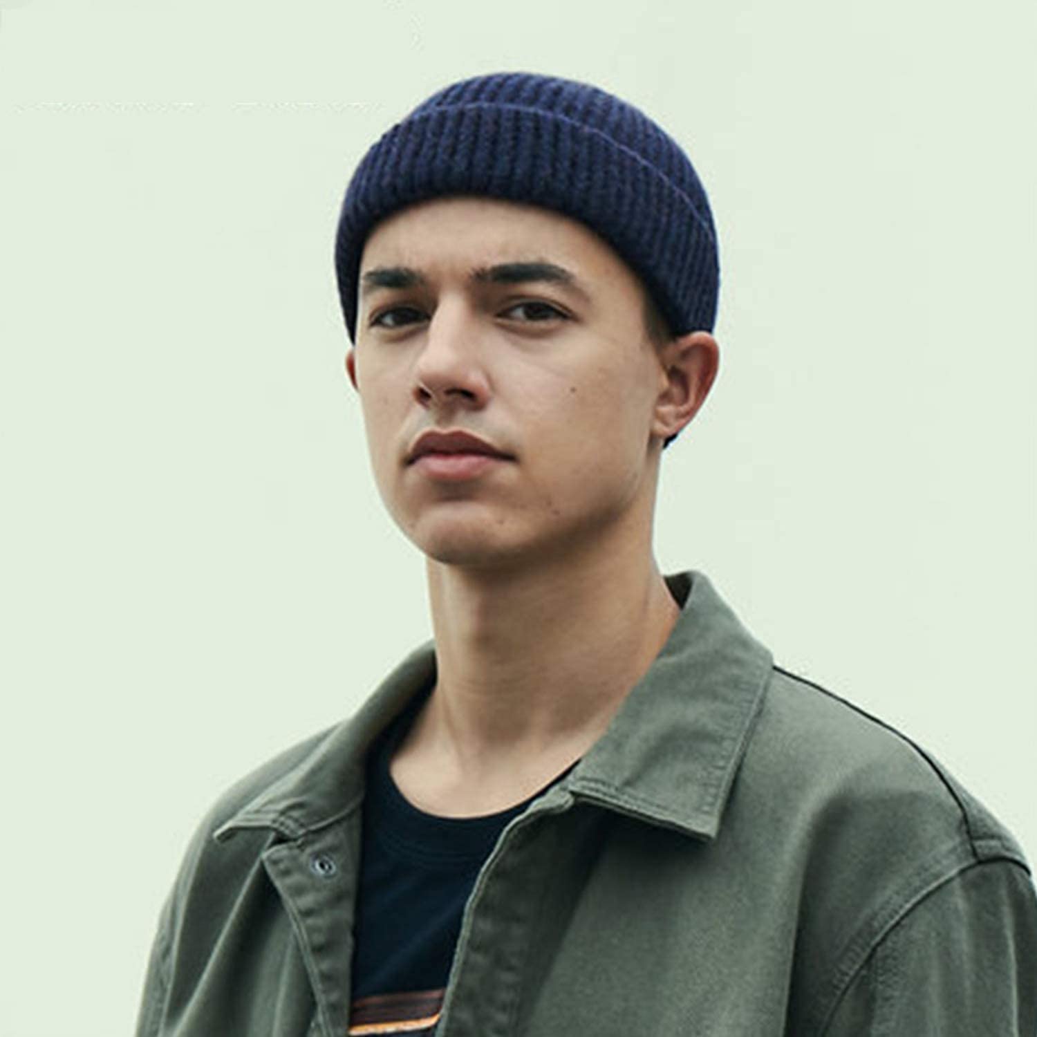 JFAN Miki Hat Swag in Maglia Retro Trawler Invernale Beanie Hat Cappellino da Baseball Unisex Cappello a Maglia Moda