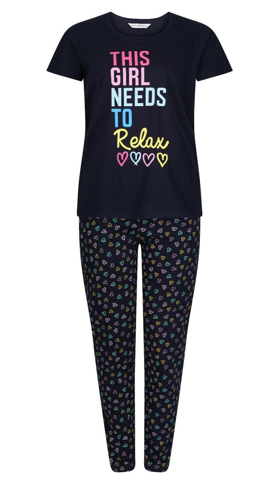 Ex UK Store Ladies Plus Size Pyjamas Short Sleeve Long PJ Sets Sleep Night Wear #LuckyDip (18)