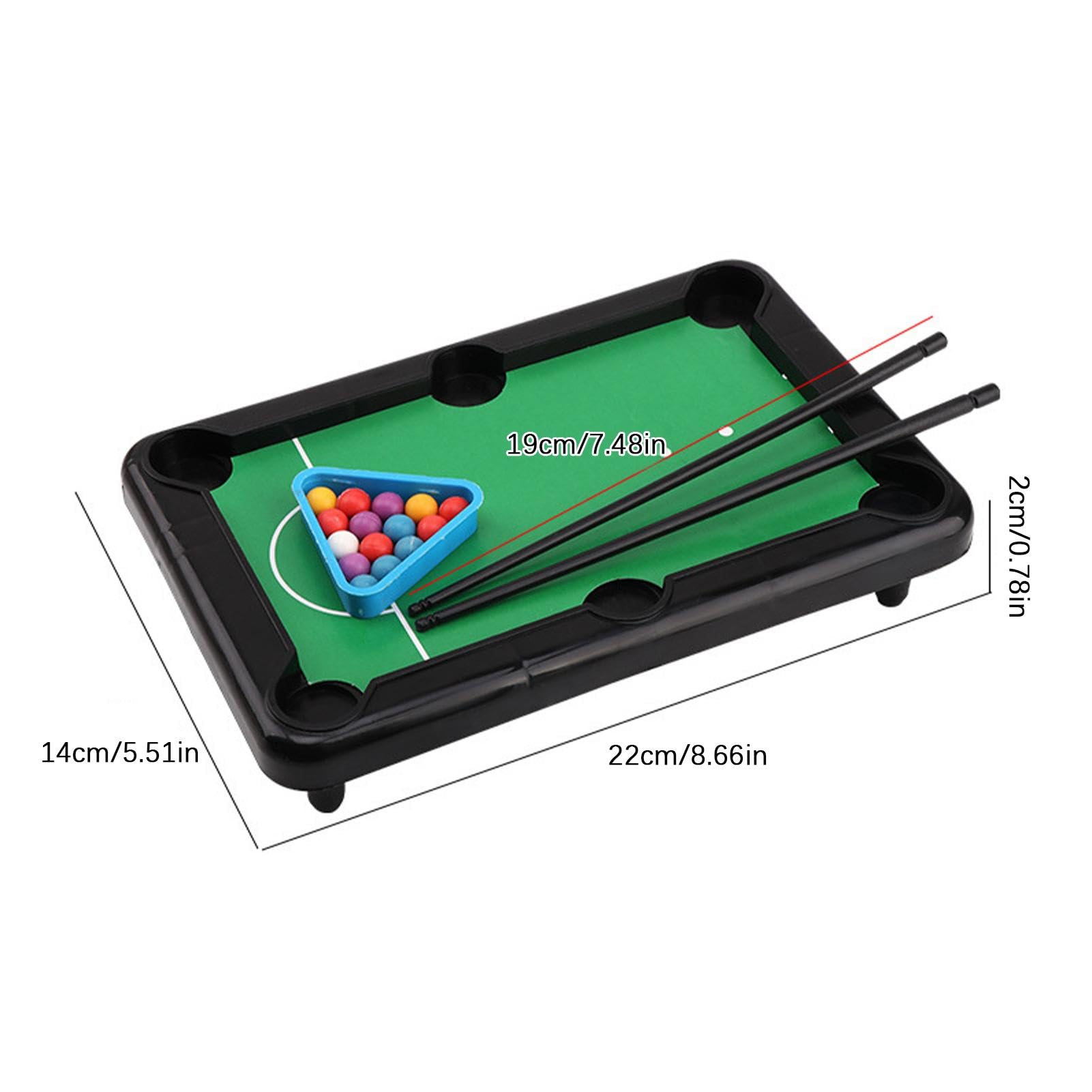 Table de Billard de Table, Table de Billard - Ensemble de Jouets de Table de Billard,Table de Billard de Table, Jeux de société familiaux Miniatures Amusants pour Adultes, Chats,