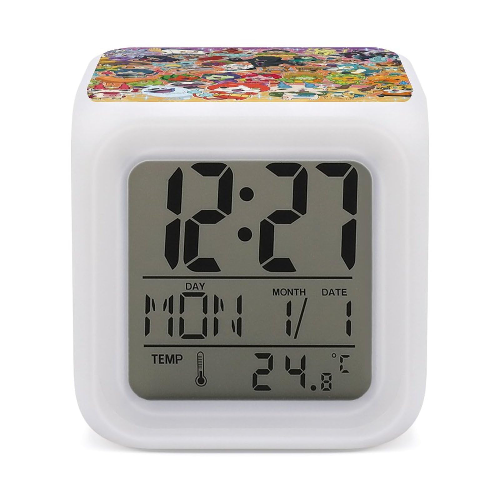 Amazon.co.jp: 妖怪ウォッチ 目覚まし時計 アナログ 大音量 アラーム