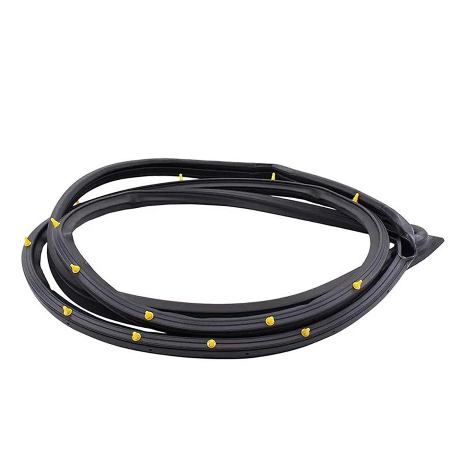Yueyzhk Front Right Car Door Weatherstrip Moulding Seal Left Right Front Rear For Civic Sedan 2006-2011 2007 2008 2009 2010 Front Rear Door Window Sealing Strip(Front Right)