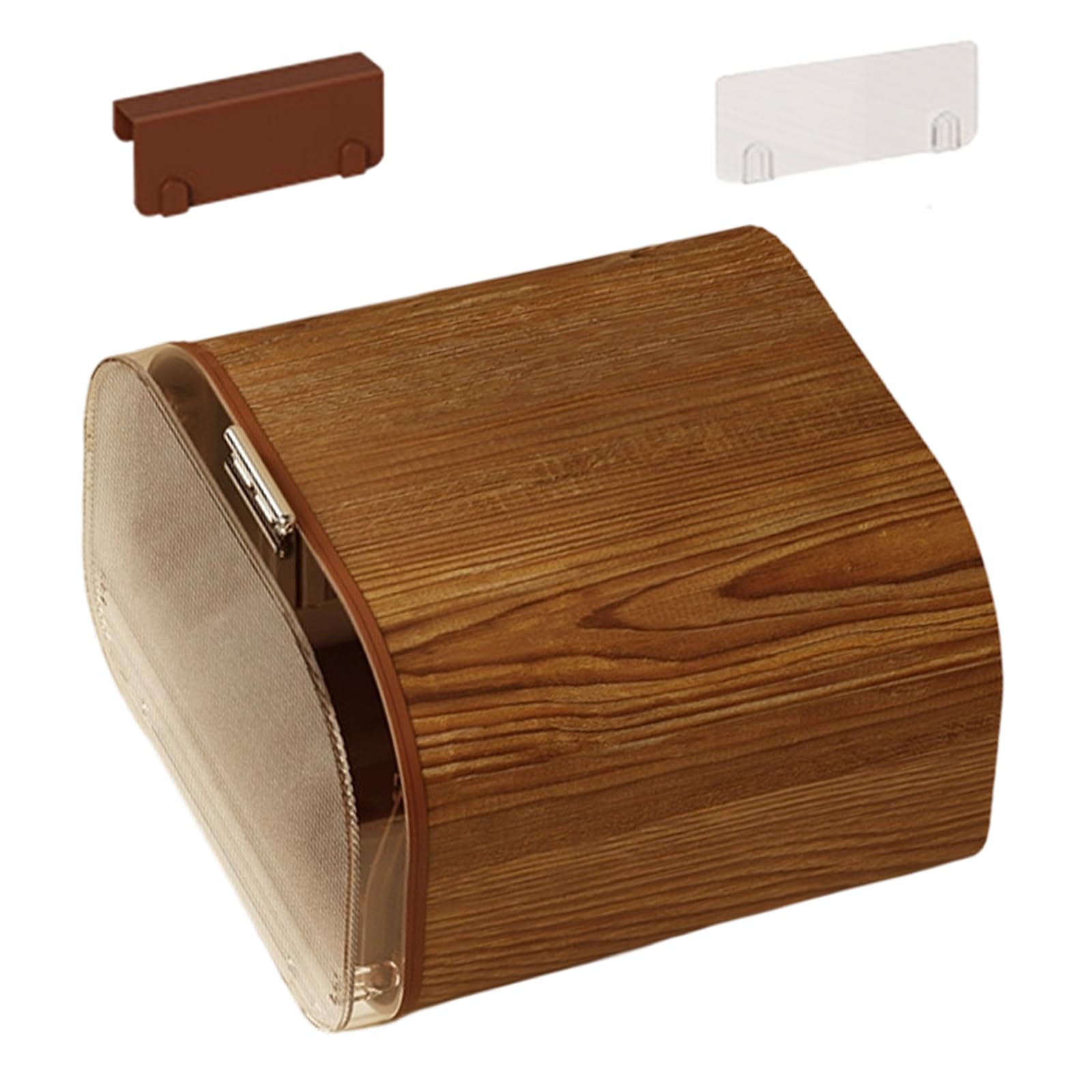 Kalttoy Door Mount Trash Can Spring Lid Odors Proofed Kitchen Bathroom Easy Install Spring Lid Waste Bin