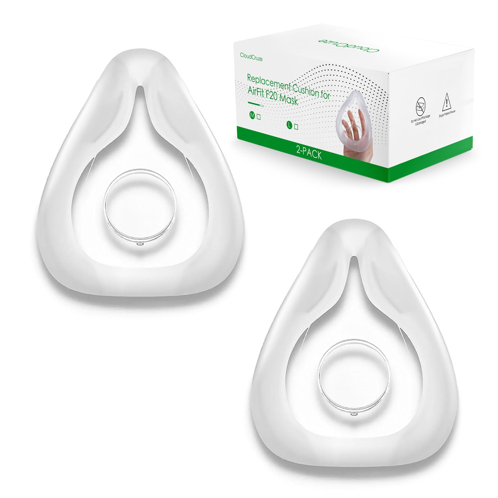 ResMed AirFit F20 Mサイズ 非磁気マスク Amazon.co.jp: ResMed AirFit F20マスクM用交換用クッション