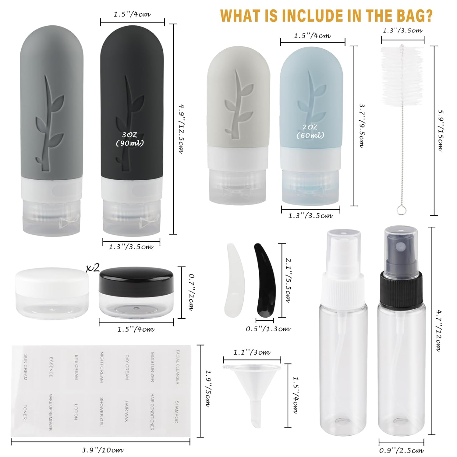 Kompakt und Auslaufsicher: Die Mezzar 16 Stück Reiseflaschen im Test!