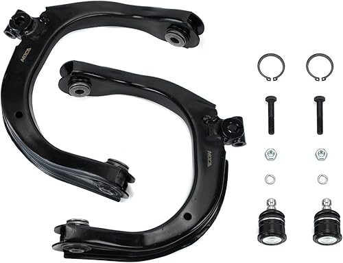 MOCA Brazos de control superiores delanteros y rótula compatibles con 03-06 para Chevrolet Trailblazer EXT, 03-08 para Isuzu Ascender, 05-09 para