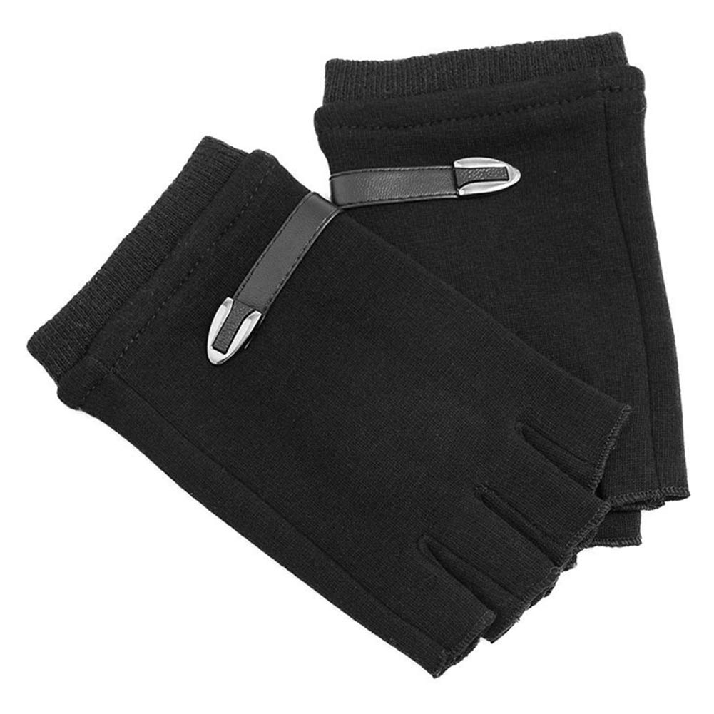 Rękawiczki, rękawiczki termiczne, rękawiczki bez palców Zimowe ciepłe rękawiczki z jednym palcem Rękawiczki robocze Unisex dla mężczyzn Thermal Kolarstwo Motocykl Bieganie Na zewnątrz Czarny