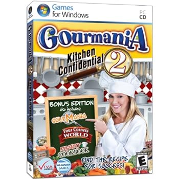 CD-ROM Gourmania 2: Kitchen Confidential - Bonus Edition Book