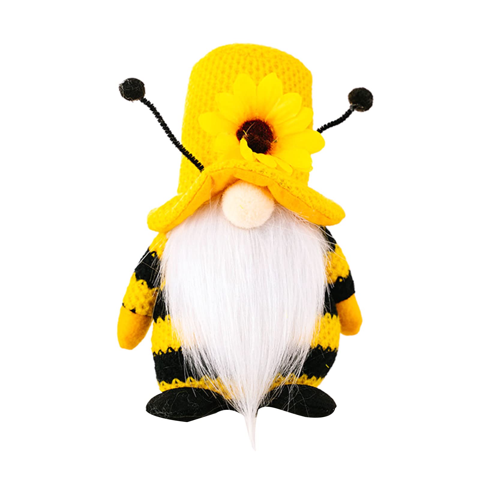 YWLUUOO Gnomes Flower Scandinavian Tomtes Honeybees Gnomes Figurines Decoration for Kitchen Tiered Tray Ornaments Swedish Decorations for Home