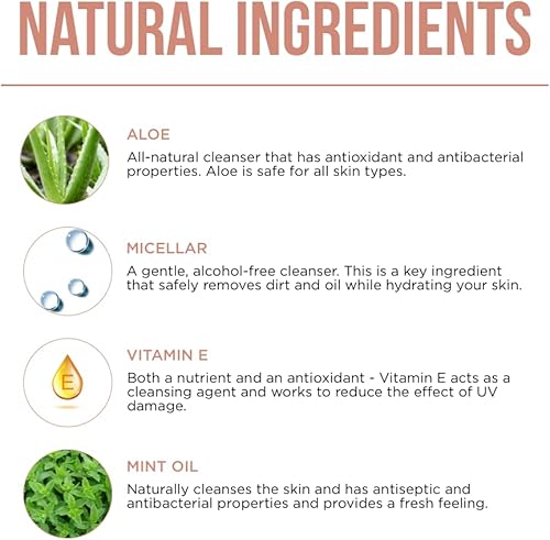 Miniatura 8 de Pure for Men Suplemento de fibra de limpieza vegana original, 120 cápsulas, toallitas ecológicas con micelar y aloe (48 unidades)