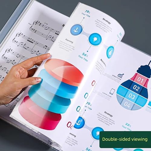 Miniatura 3 de Organizador de archivos de acordeón, carpeta expansible de 40 bolsillos, tamaño carta A4, carpeta de recibos de documentos para aula, hogar, oficina