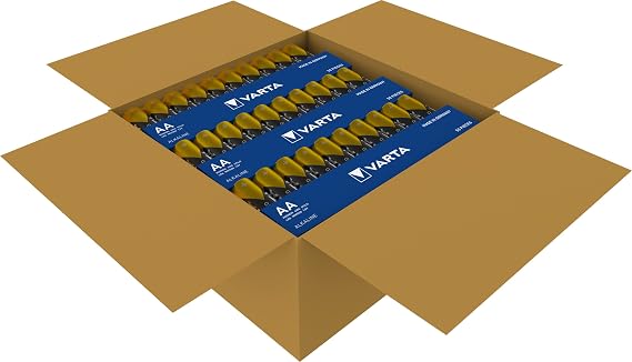 VARTA Batteries AA, Pack of 150, Power on Demand, Alkaline, 1.
