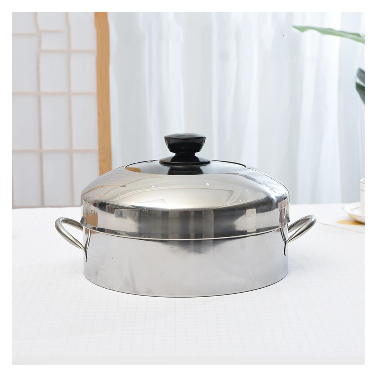 Tapa Sarten Universal Tapa for Wok, cubierta for olla de cocina de acero inoxidable con asa, cubierta for sartén, tapa for sartén Visible for el hogar, tapa for Wok, tapa for olla de repuesto Tapa de