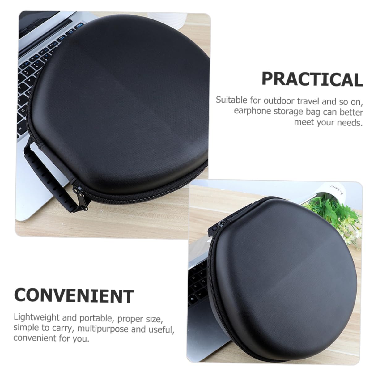 Gatuida Estuche para Auriculares Bolsa De Almacenamiento para Auriculares para Viajar Bolsa Portátil Protege Tus