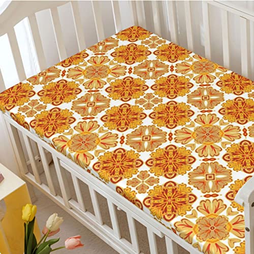 Xialenai Autumn Damask Mini Crib Sheets #TOP25