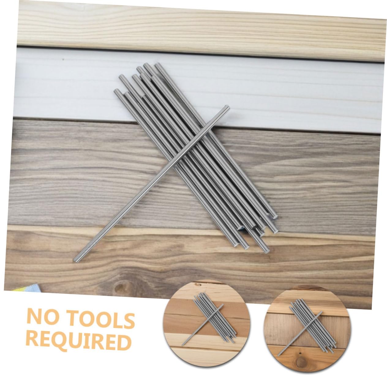 30pcs DIY Car Transmission Shafts Steel Rod Pins for Model Blocking Accessories Crafts Enhance Creativity Simplify Assembly for Hobbyists