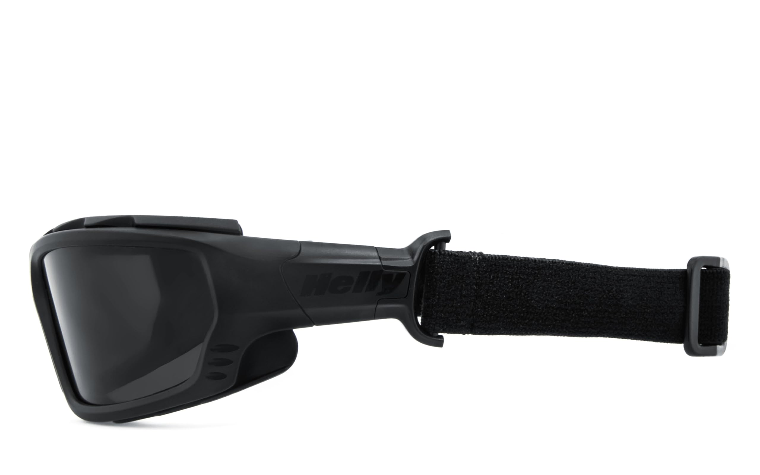 Helly® - No.1 Bikereyes®, occhiali da moto, multifunzione, anti-appannamento, antivento, vetro di sicurezza HLT® secondo DIN EN 166 (fumo [1314])