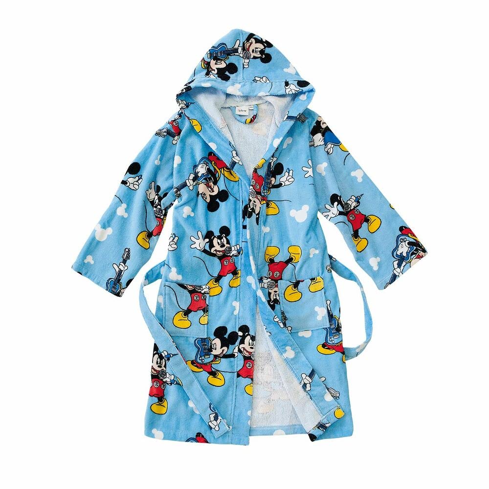 Disney - Accappatoio-con-cappuccio Mickey Star Ragazzo 2/4 Anni