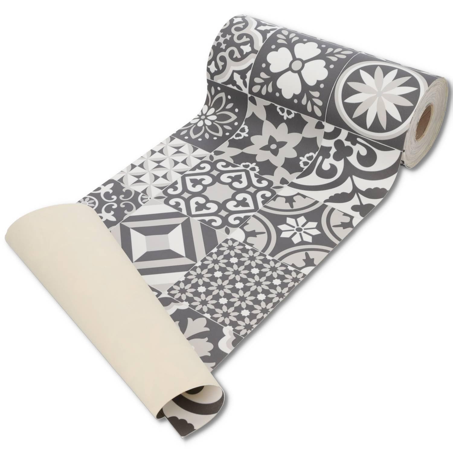 Casatessile Tapis de Cuisine antidérapant Lavable en Vinyle Chic 50 cm de Large. - VAR. 1, 280 cm.