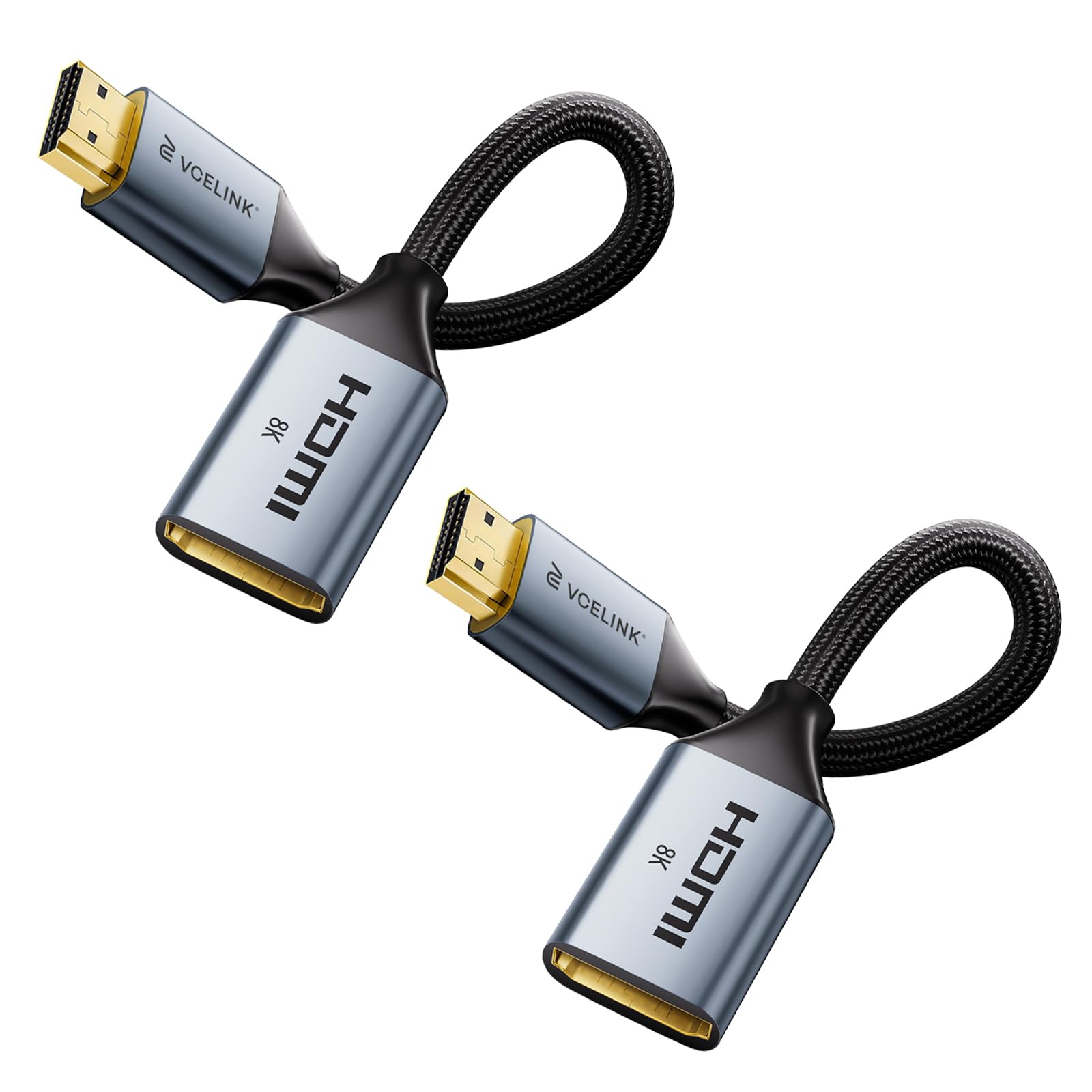 Amazon.com: VCELINK 8K Short HDMI Extender Cable 0.6 FT Male to