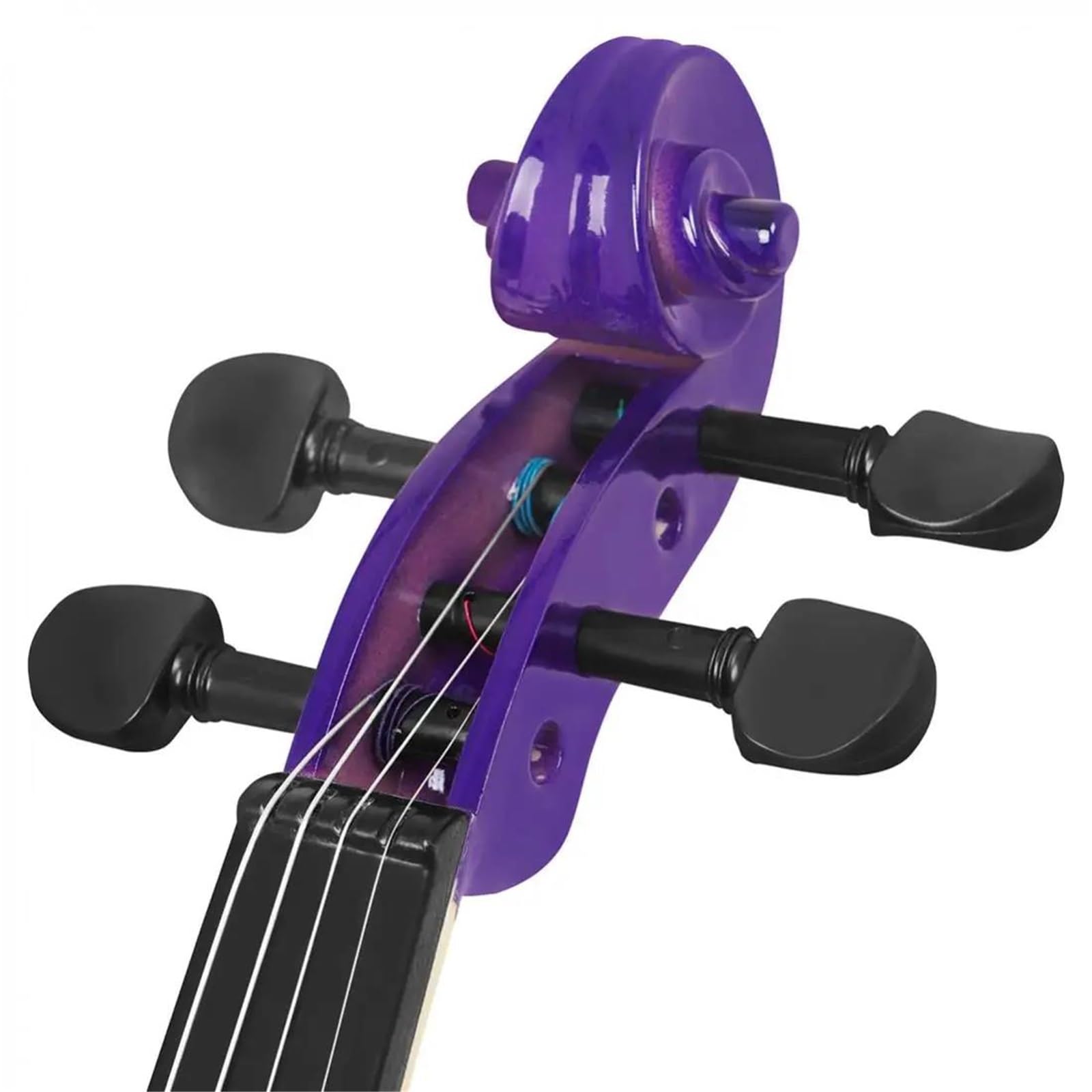 Violino 4/4 A Grandezza Naturale In Legno Di Abete Rosso/violino Acustico In Legno Massello Per Violino Principiante Con Custodia E Arco Per Violino(Purple)