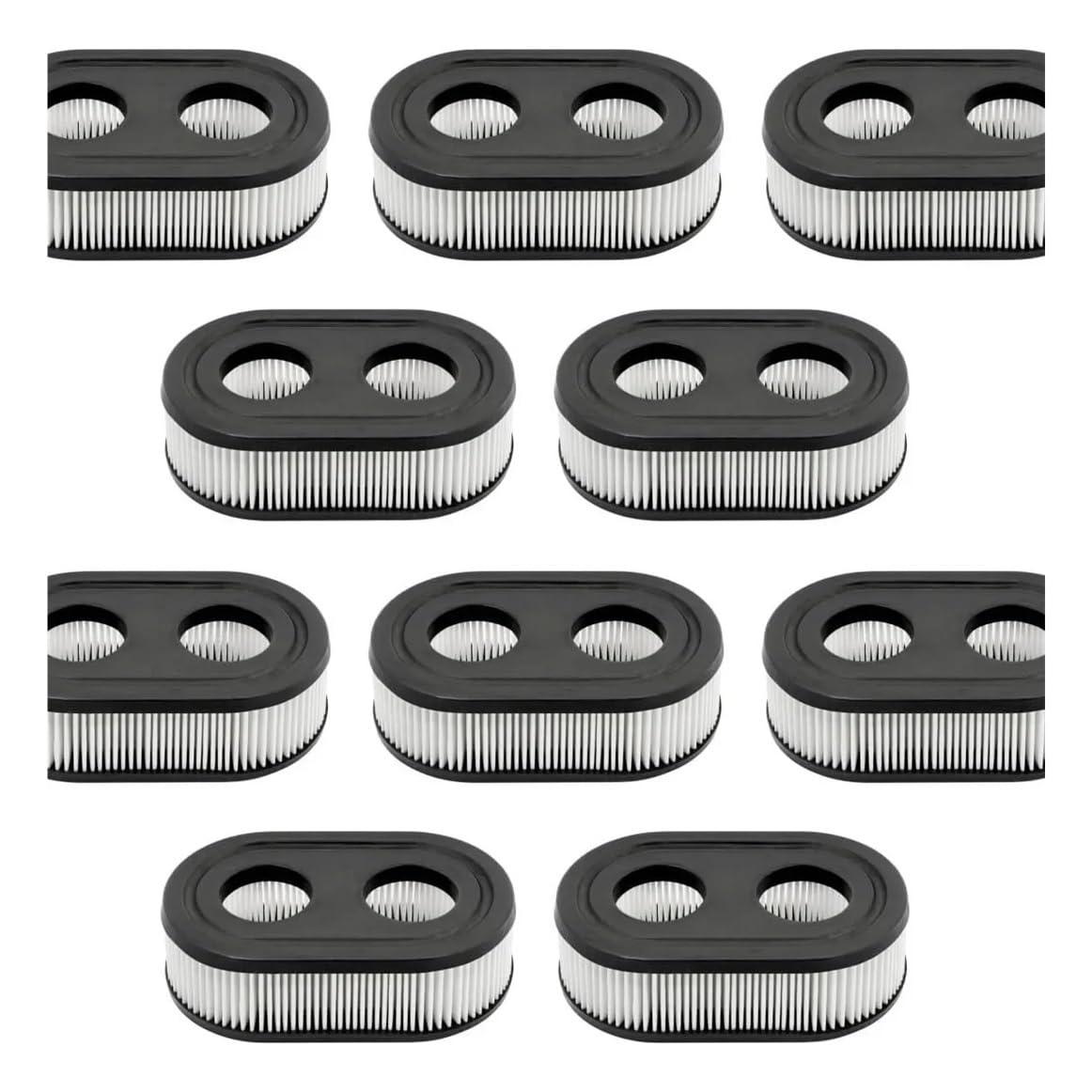 Filtro de Aire de Repuesto for cortacésped, Accesorio Compatible con 798452, 593260, 5432, 5432K, Herramienta de Limpieza, 5 o 10 Uds.(10pcs)