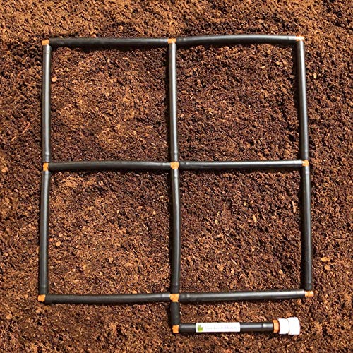 Garden Grid Watering System Preassembled Drip Irrigation, Soaker Hose