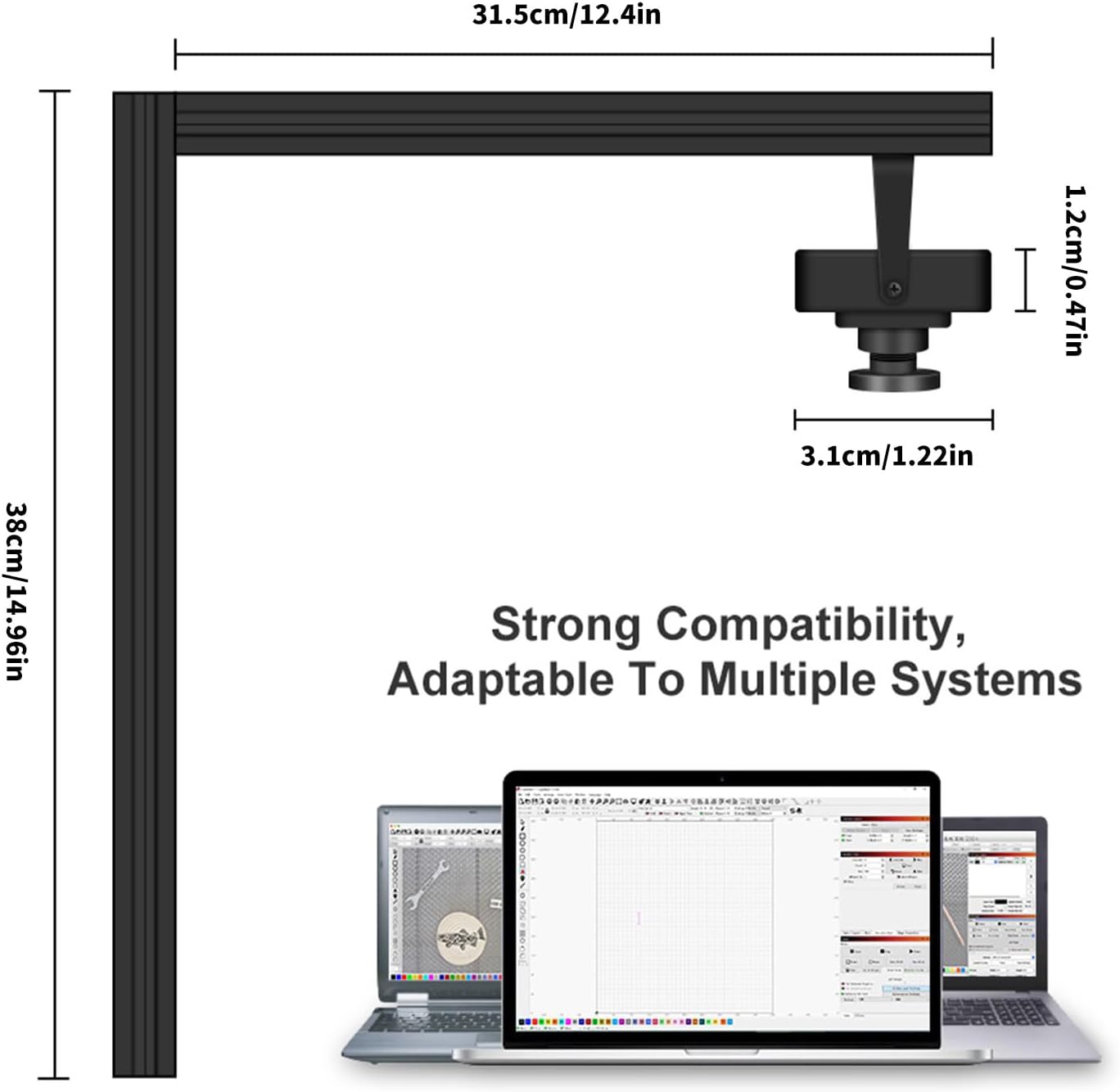 5MP彫刻用の カメラの位置決めは、デザインのアライメントと効率のメタルマウントブラケットカメラキットを強化する