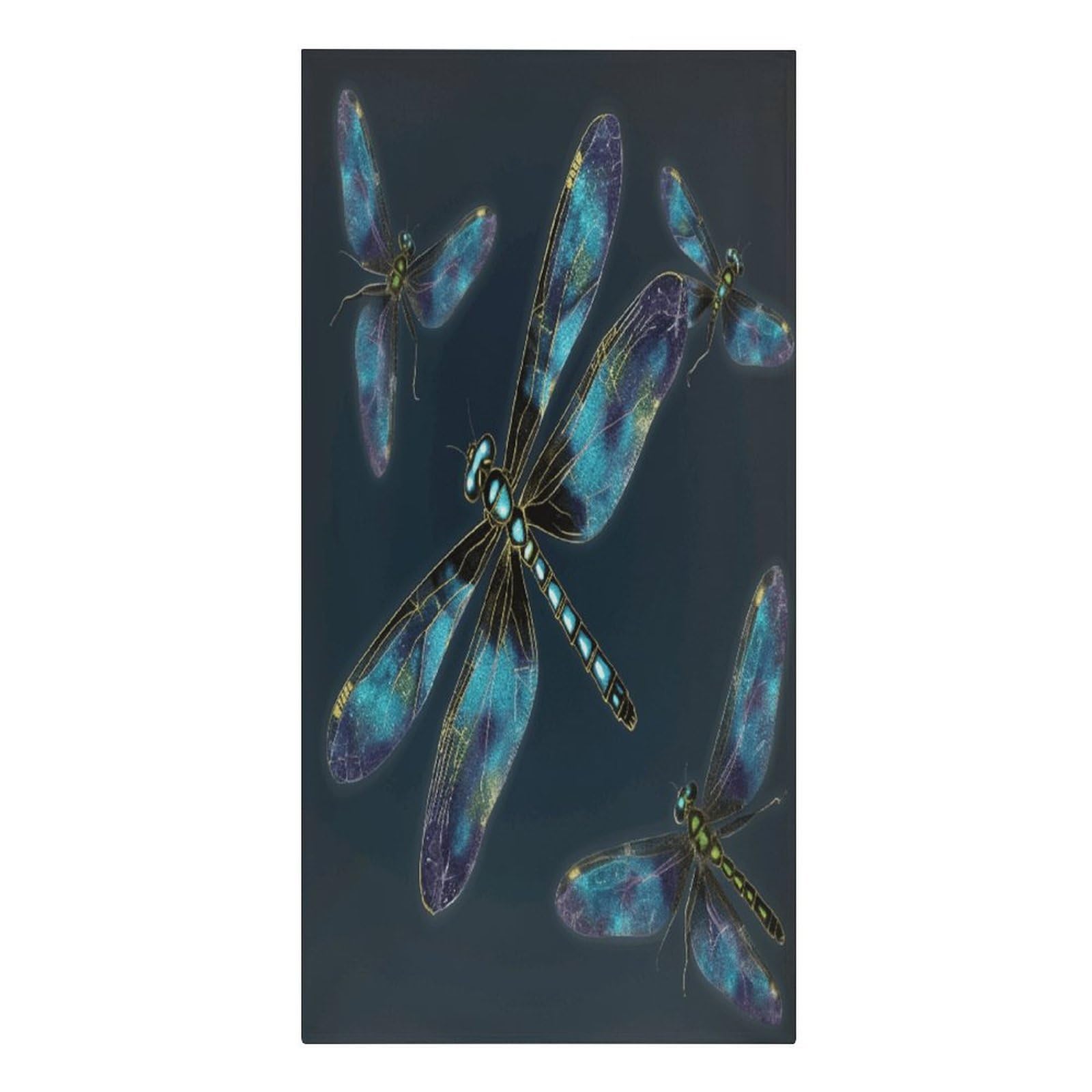 VstaDank Dragonfly Beach Towels 30"x61" Microfiber Super Absorbent Large Bath Towels Cozy Soft Swim Travel Towel Quick Dry Thin Pool Towel Beach Accessories for Outdoor Adult