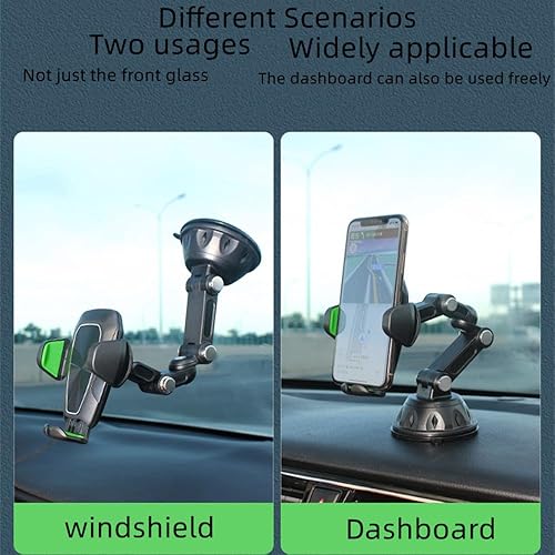 Miniatura 6 de Soporte de teléfono para automóvil, soporte de teléfono de camión de brazo largo, soporte de abrazadera de soporte de súper ventosa emergente de un