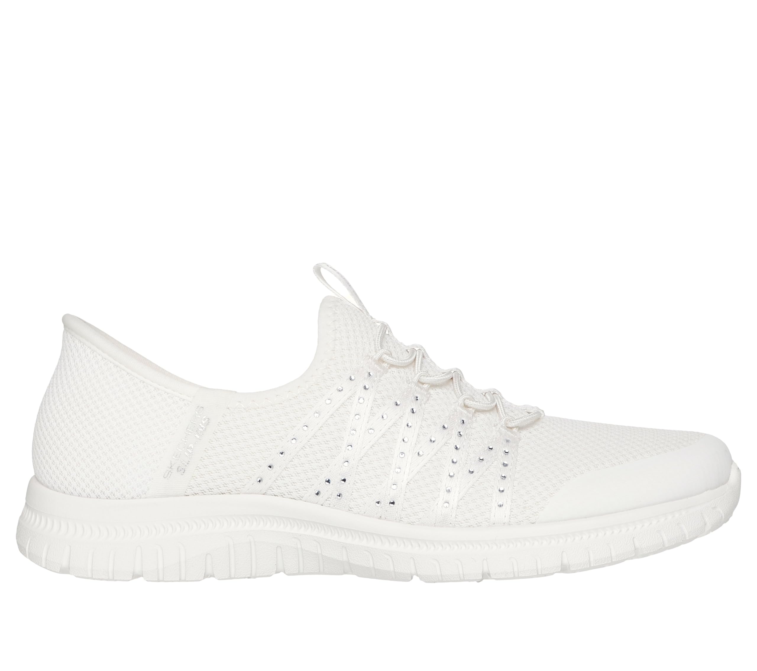 Skechers Virtue Damen-Slip-Ins, atemberaubende Hände frei, Cremeweiß, 40 EU – Ansicht 4