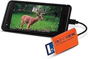 BoneView SD Card Reader for Android, Trail Camera Viewer for Hunting Photos and Videos