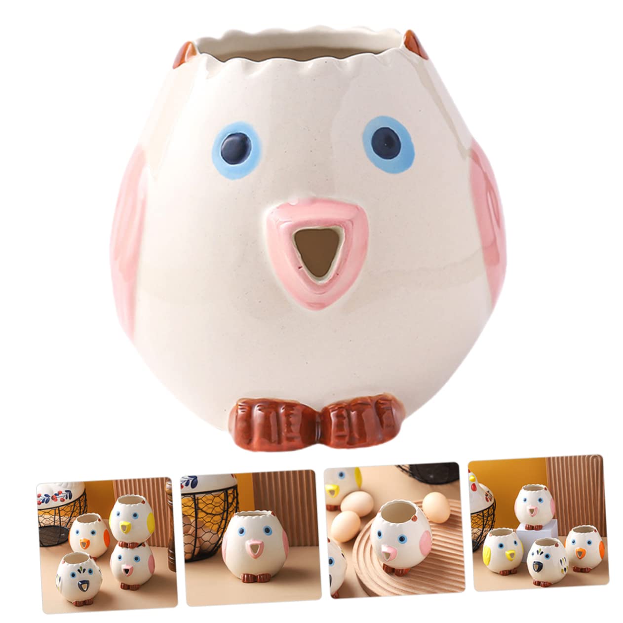 STOBAZA Cute Cartoon Egg Separator Funny Yolk White Divided Tool Creative Baking Gadget Adorable Chick Design for Yolk Separation Kitchen Accessory for Cooking