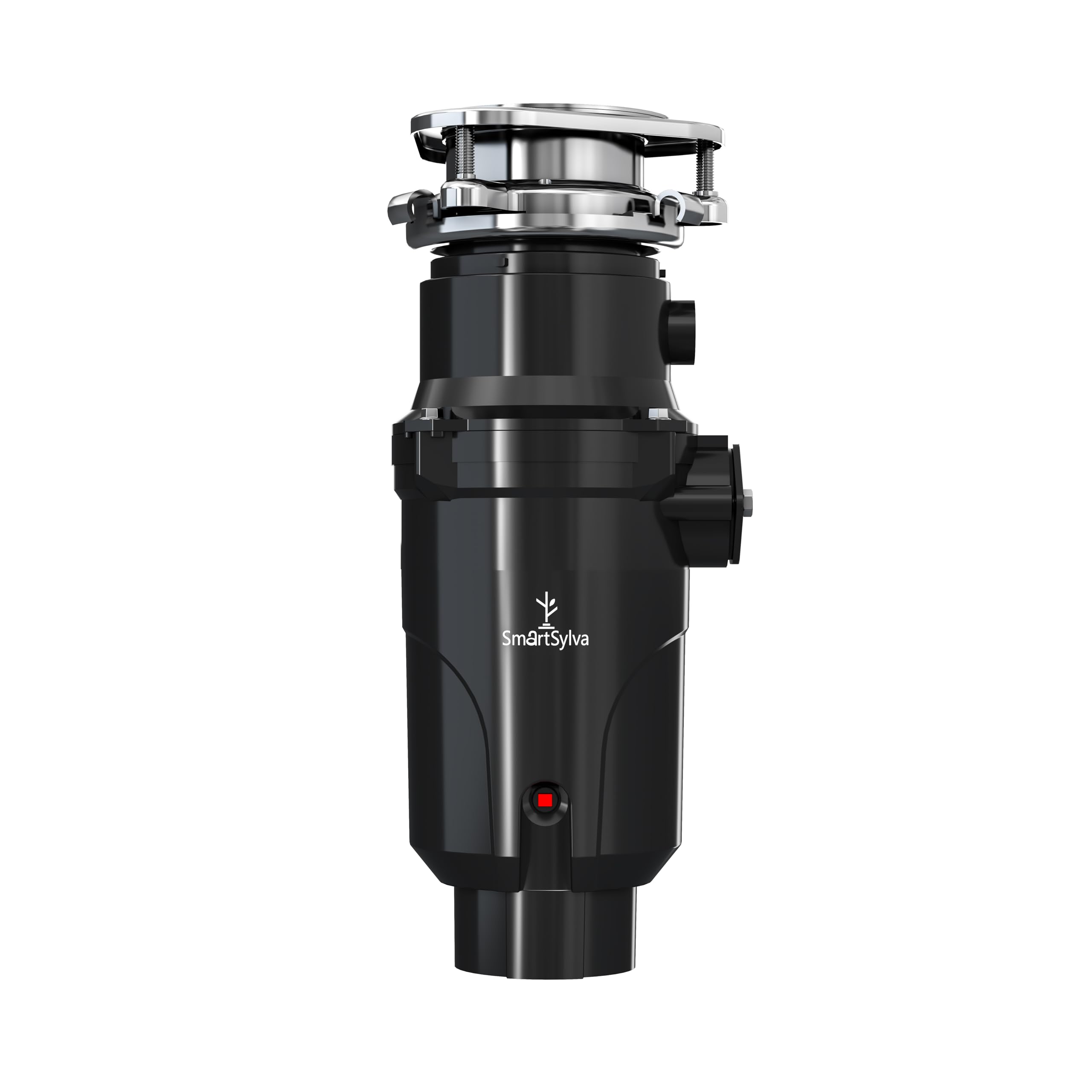 SmartSylva Garbage Disposal 1.1L with Power Cord, 1/3HP Continuous Feed Food Waste Disposer