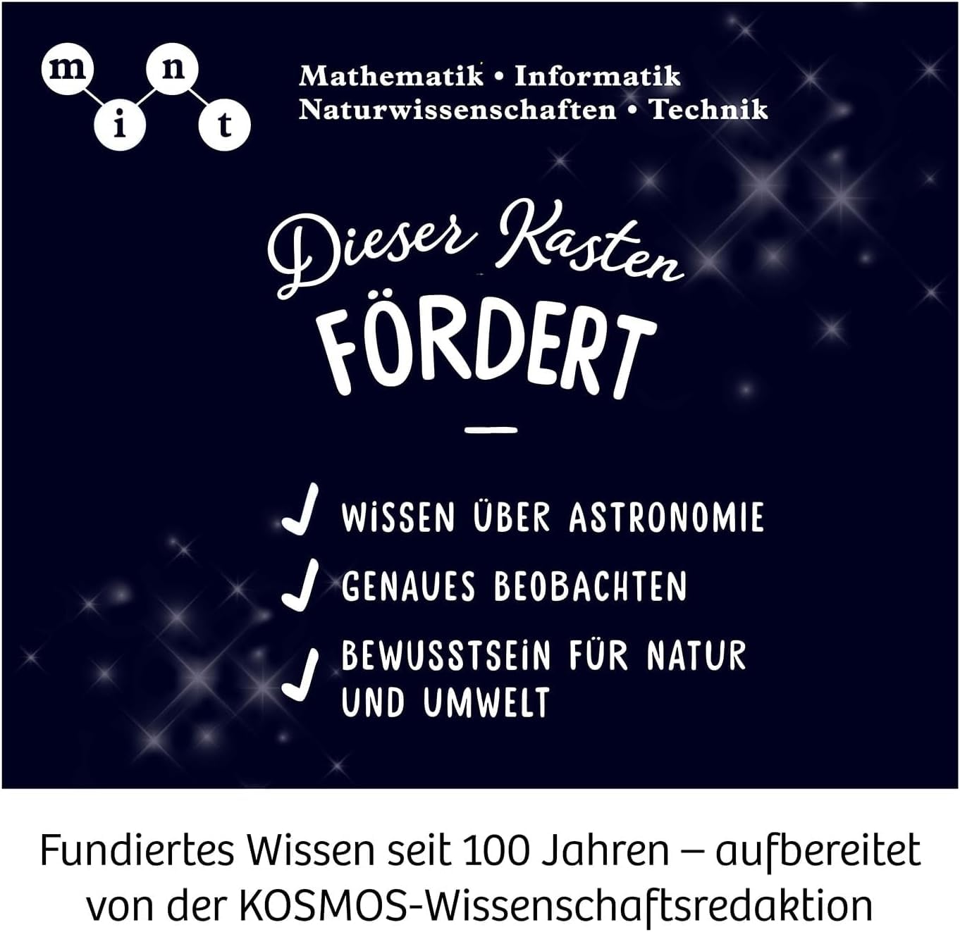 KOSMOS Zimmer Planetarium Projektor mit 2 auswechselbaren Sternkarten | Spannende Infos zum Sternenhimmel, Sonnensystem, Planeten, Astronomie für Kinder ab 8 Jahre