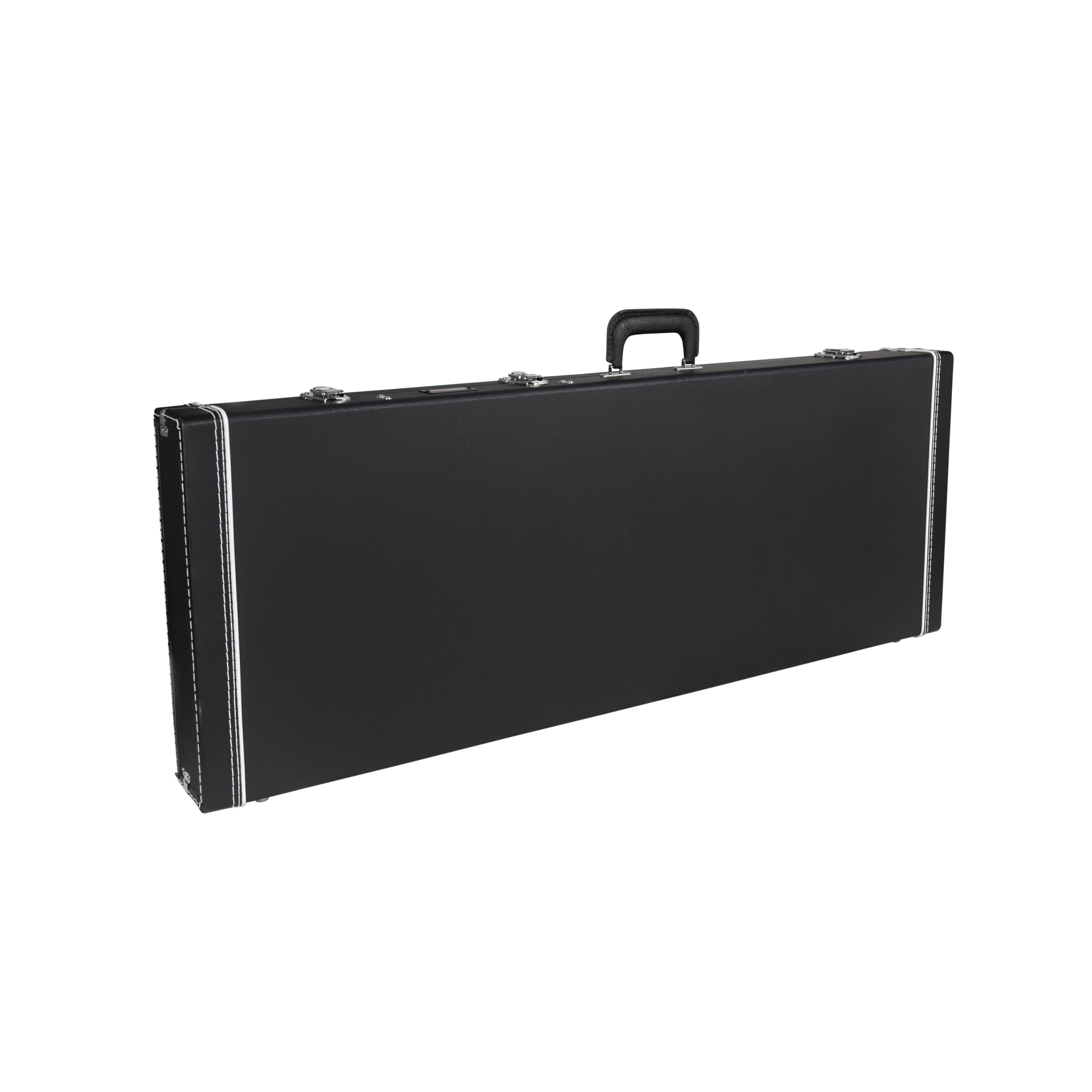 Gator Deluxe Wood Case for Explorer Electric Guitars – Black Finish, Plush Interior